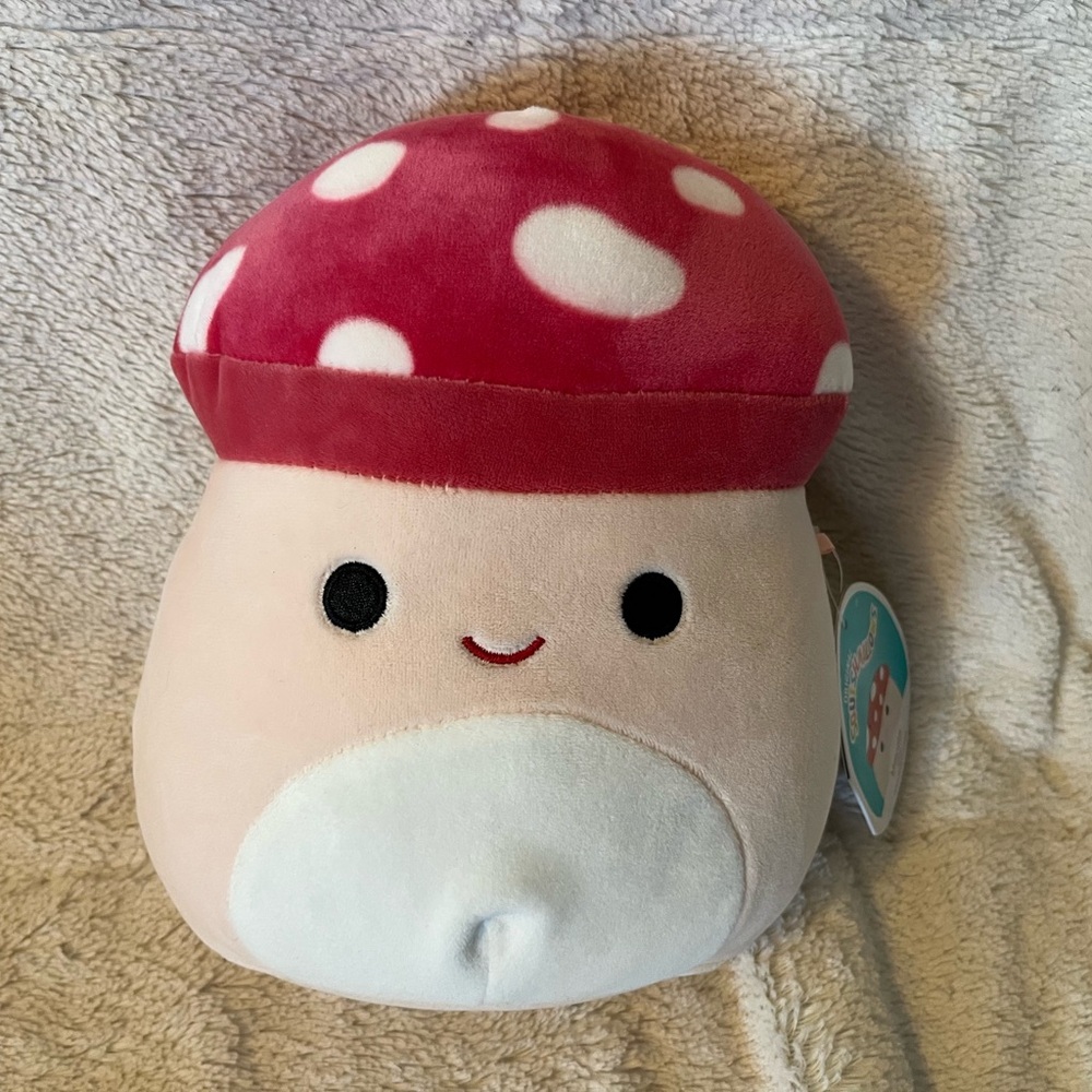 Squishmallows Malcolm The Mushroom 8 inch Plush Toy NEW NWT